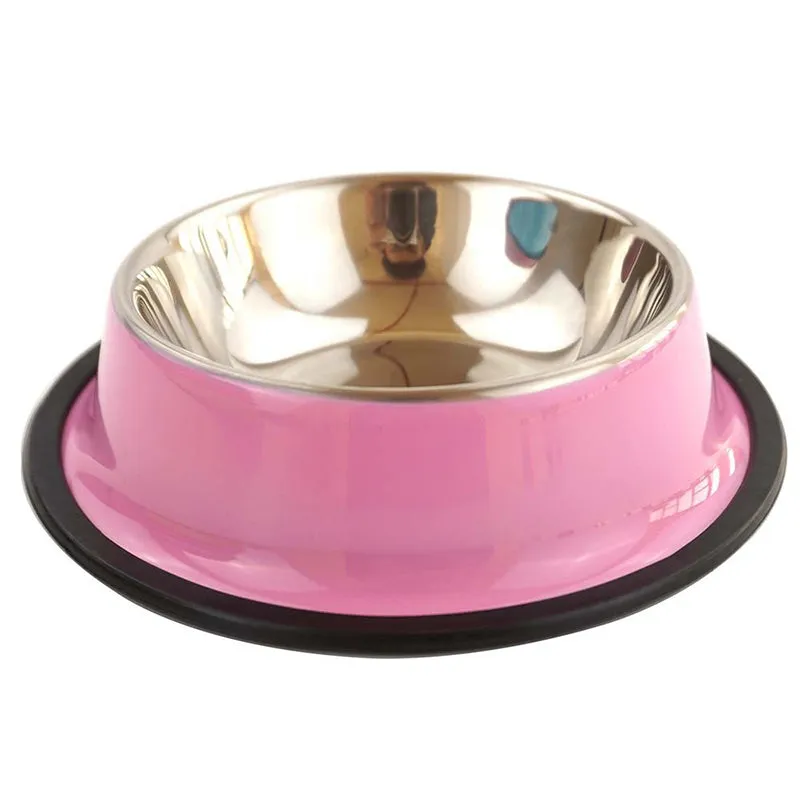 Non-Slip Stainless Steel Pet Bowl