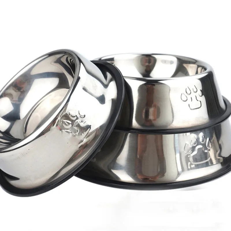 Non-Slip Stainless Steel Pet Bowl