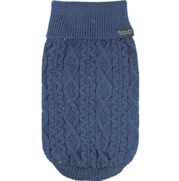Parisian Pet Cable Knit Sweater