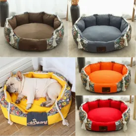 PawHaven Soft Frenchie Bed - Comfortable and Stylish Sleep Solution for French Bulldog