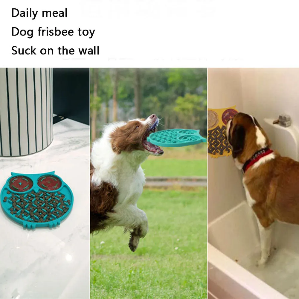 PAWS ASIA Manufacturers Silicone Dog Peanut Butter Lick Mat Suction Cup For Pet Bathing Grooming Training