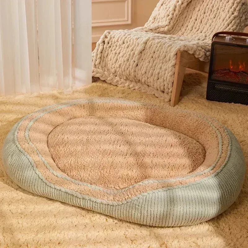 Pet Dog Bed Sofa - Deep Sleeping Beds for Small, Medium, Large Dogs, Detachable Winter Warm Cushion, Cat House Kennel Mat, Pet Products