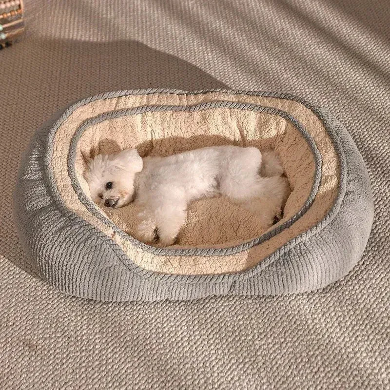 Pet Dog Bed Sofa - Deep Sleeping Beds for Small, Medium, Large Dogs, Detachable Winter Warm Cushion, Cat House Kennel Mat, Pet Products