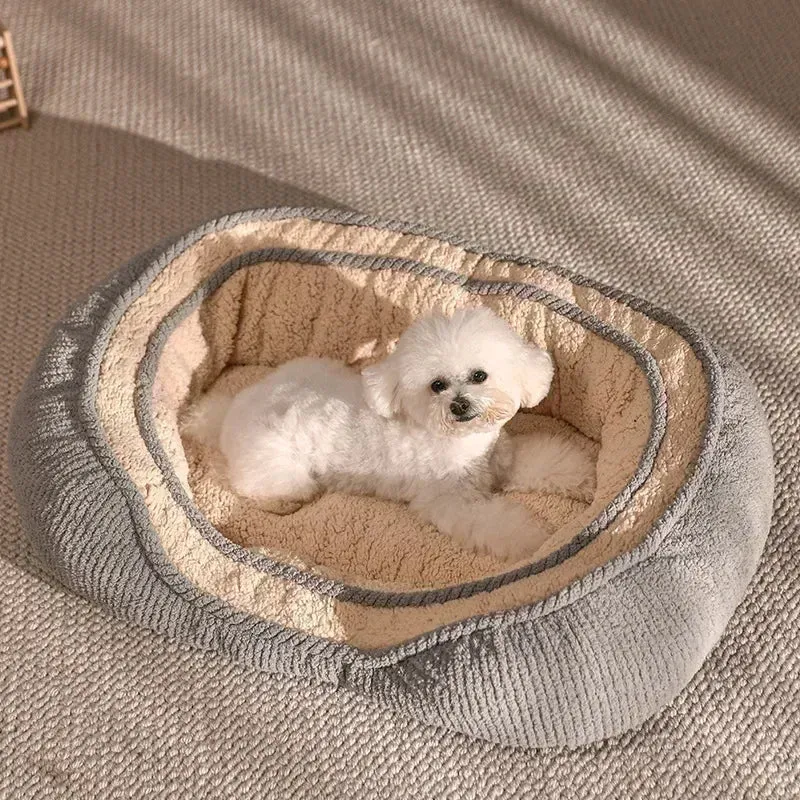 Pet Dog Bed Sofa - Deep Sleeping Beds for Small, Medium, Large Dogs, Detachable Winter Warm Cushion, Cat House Kennel Mat, Pet Products
