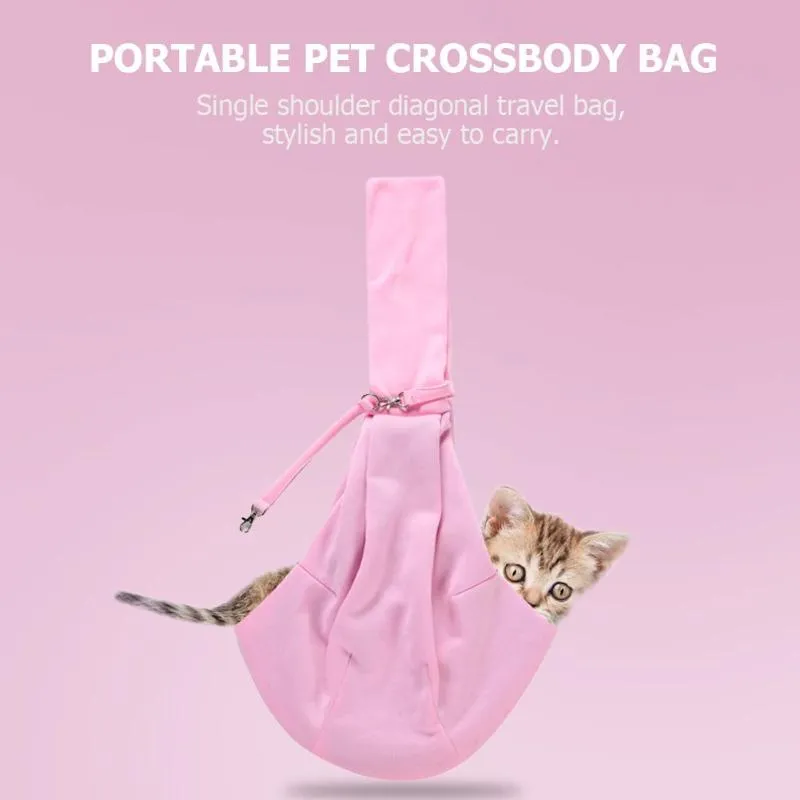 Pet Shoulder Bags Portable Pet Carrier Dog Puppy Cat Crossbody Bag Shoulder Bags Backpack Pet Supplies