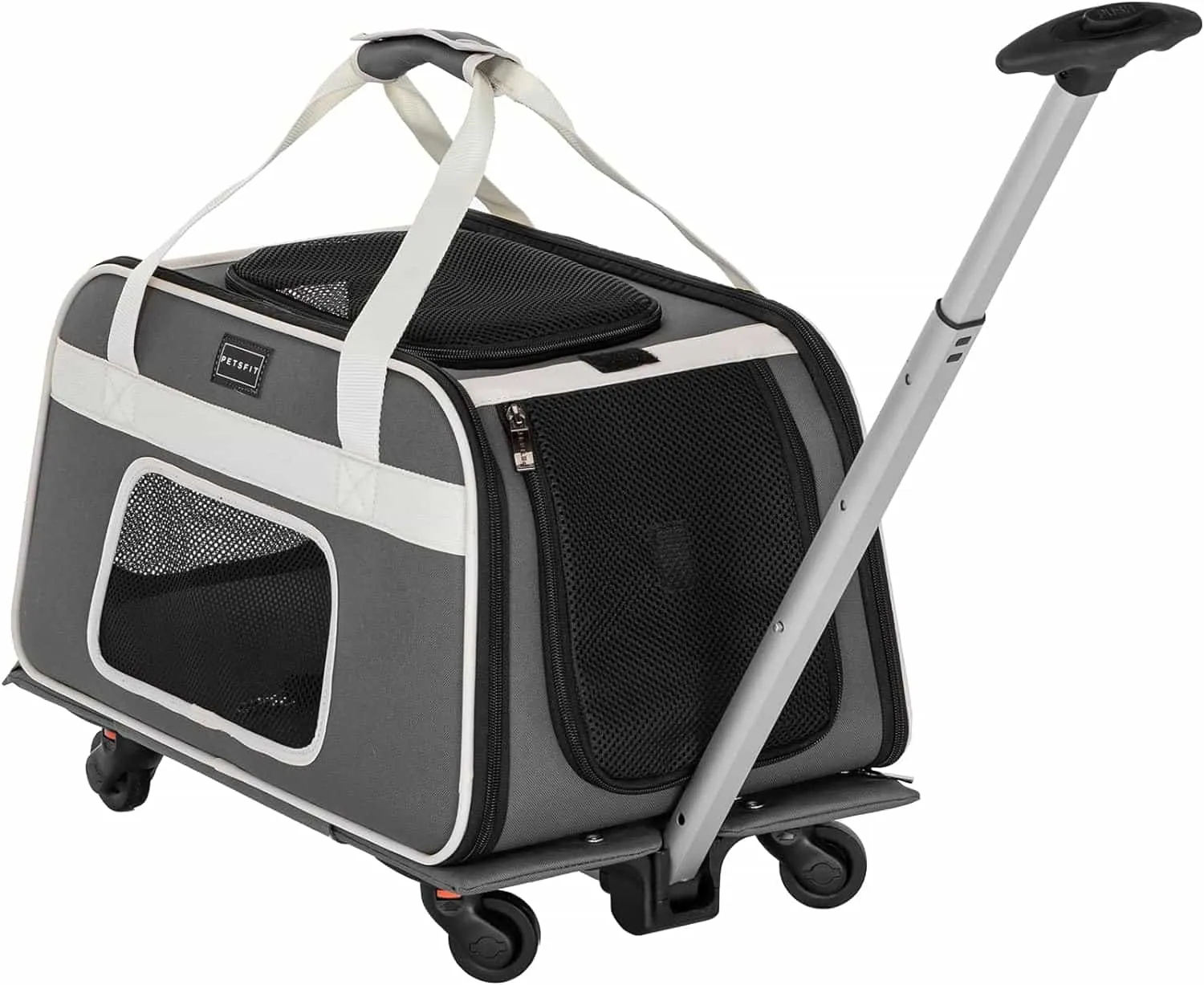 PETSFIT Airline Pet Carrier With Wheels