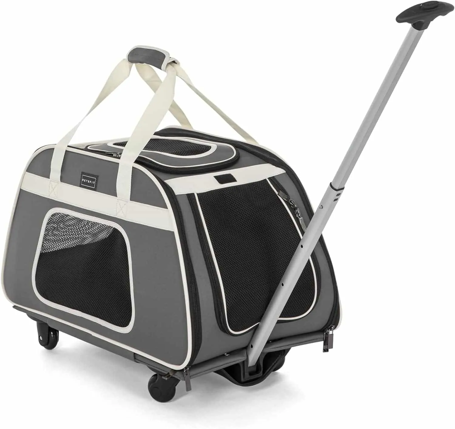 PETSFIT Airline Pet Carrier With Wheels
