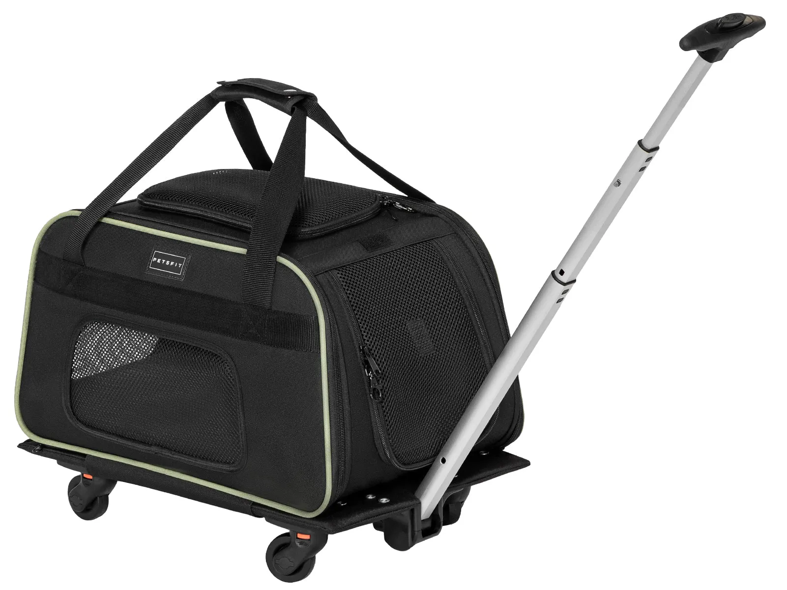 PETSFIT Airline Pet Carrier With Wheels