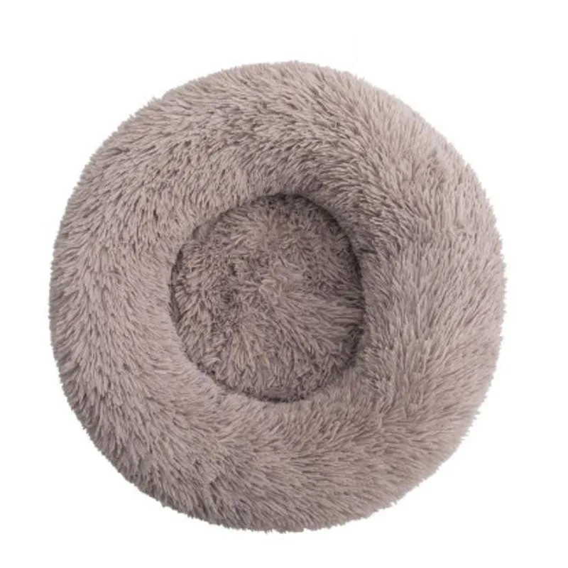 Plush round warm pet nest