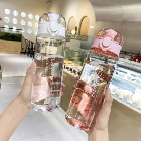 Portable 780ml Plastic Water Bottle - Ideal for Tea