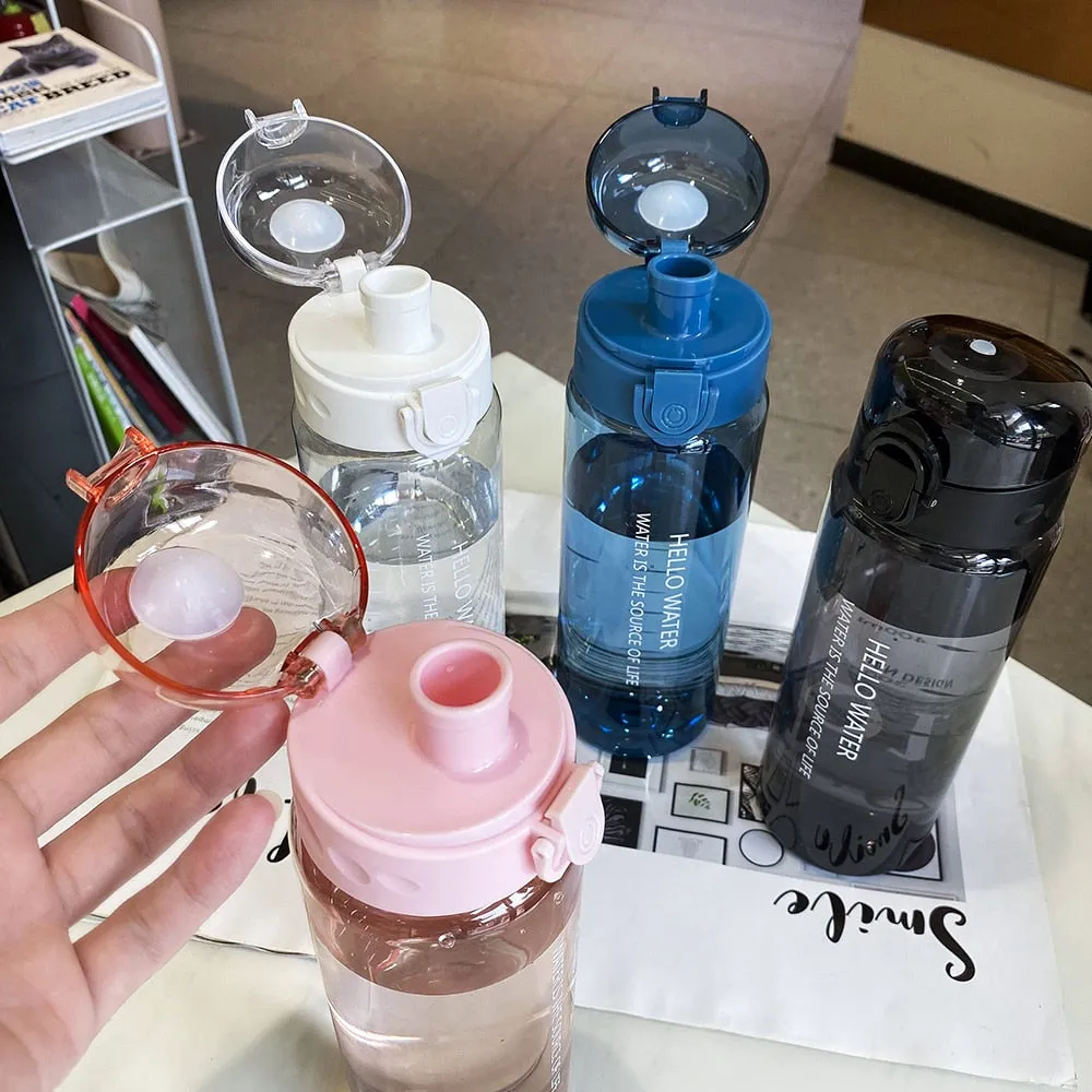 Portable 780ml Plastic Water Bottle - Ideal for Tea
