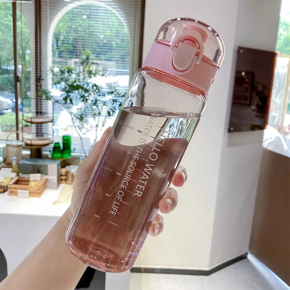 Portable 780ml Plastic Water Bottle - Ideal for Tea