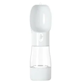 Portable Dog Water Bottle with Food Compartment