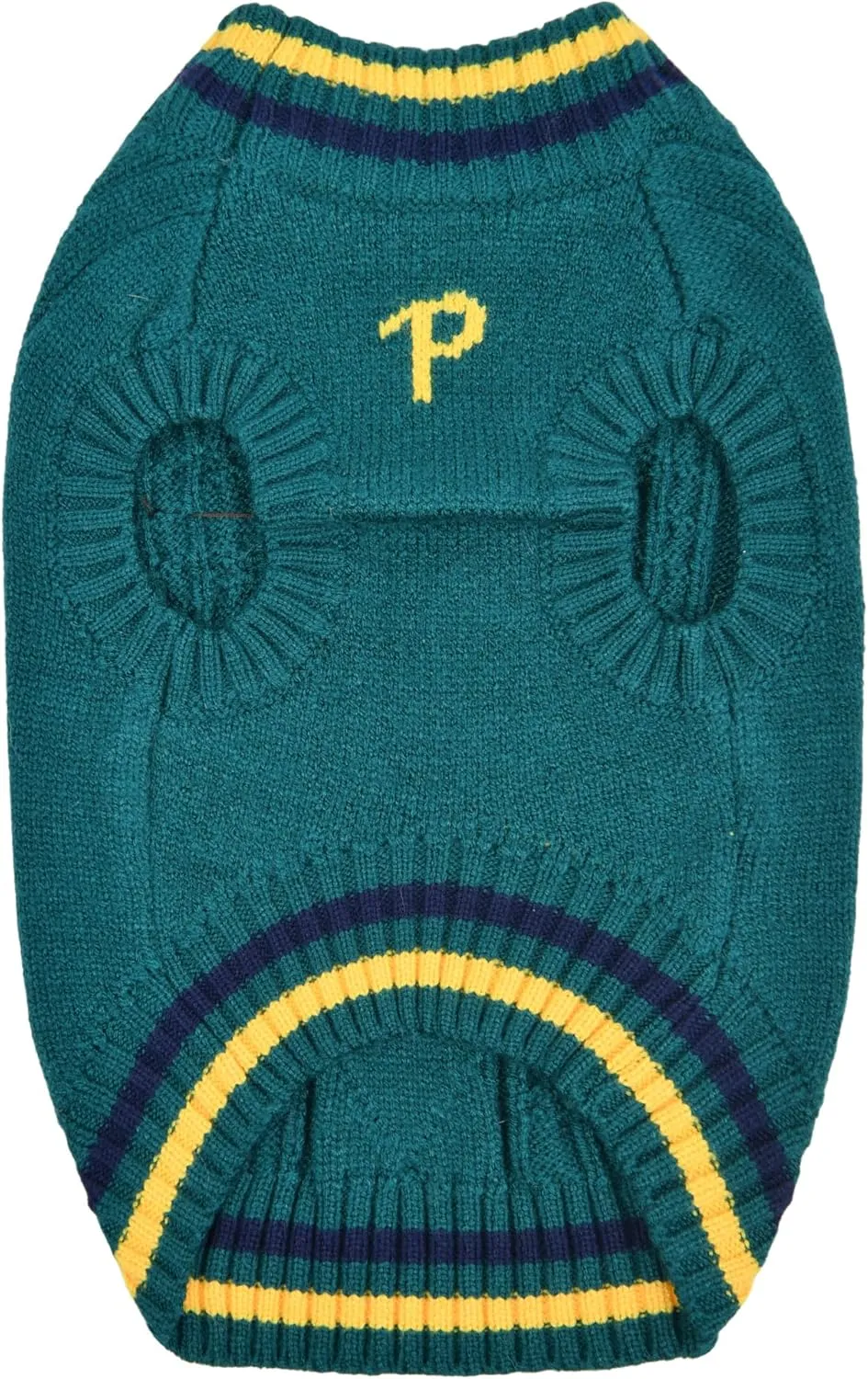 Puppia JOISE Dog Knit Sweater Winter Season for Small and Medium Dogs, Green, Medium