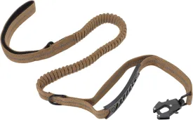 Reflective Shock-Absorbing Dog Leash with Padded Handles, Heavy Duty for Medium to Large Dogs, Khaki