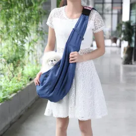 Sidiou Group Single Shoulder Pet Backpack Crossbody Bag Breathable Outdoor Portable Pet Carrier
