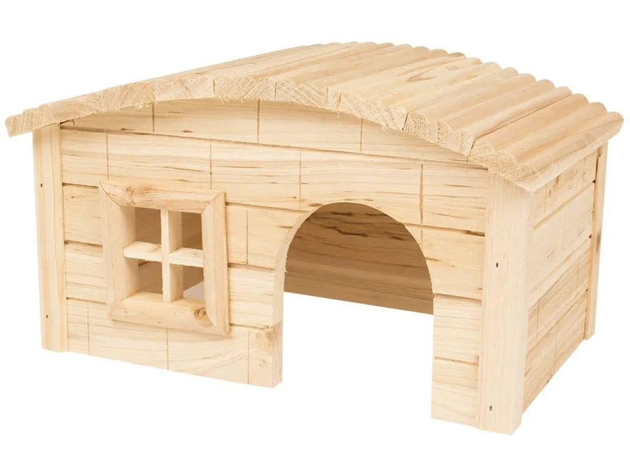 Small Animal Wooden Lodge Dome Roof