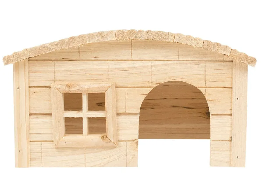 Small Animal Wooden Lodge Dome Roof