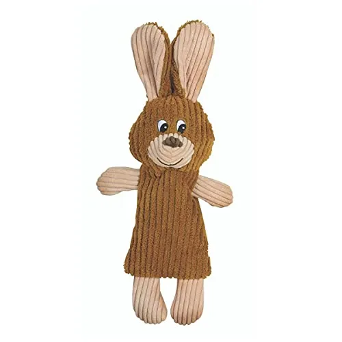 Snuggle Puppy Tender-Tuffs No Squeaker Rabbit & Water Bottle Dog Toy
