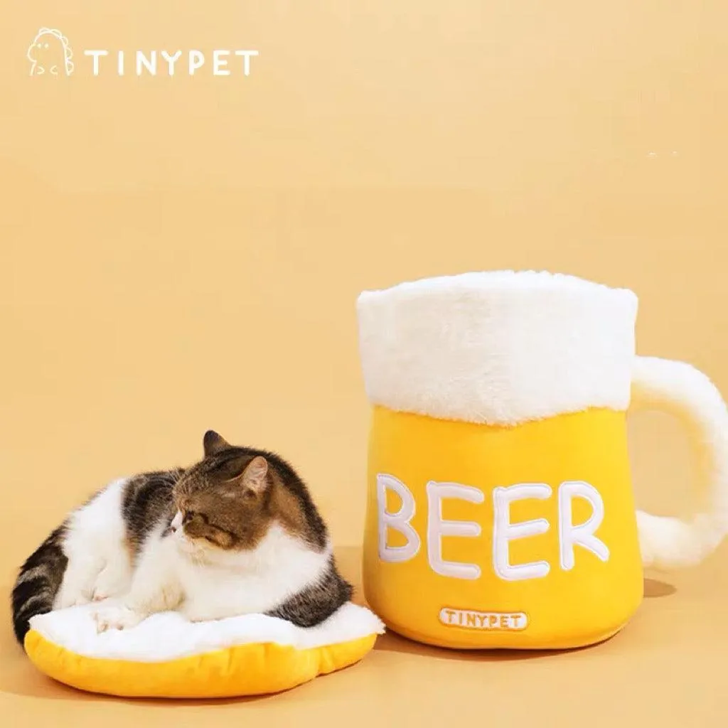 TINYPET Beer Shape Pet Bed