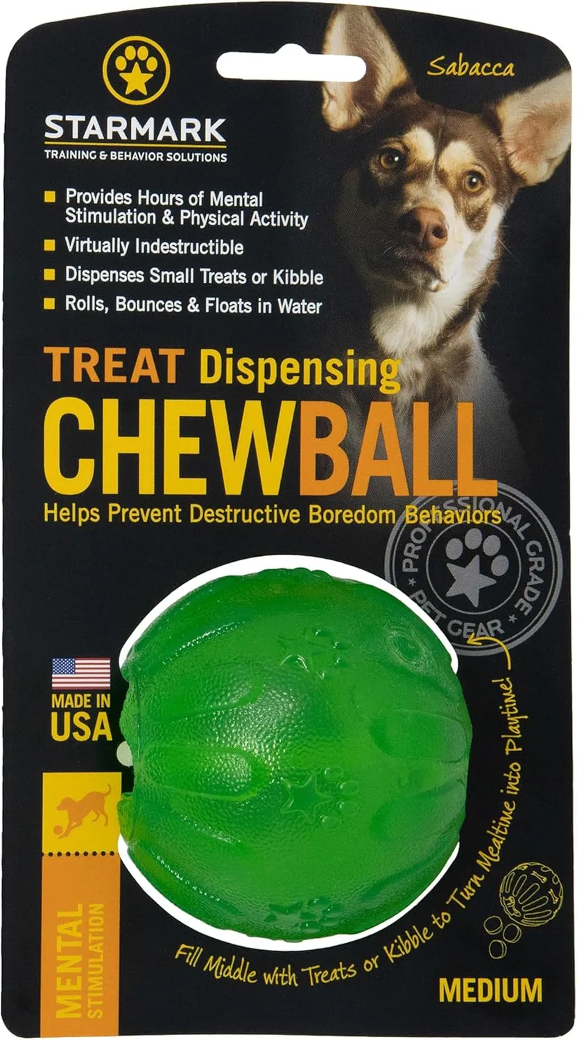 Treat Dispensing Chew Ball, Medium