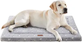 WESTERN HOME Dog Crate Pad, Machine Washable Dog Crate Bed for Small Dogs, Warm and Breathable Flat Dog Bed with Non-Slip Bottom, 30 Inch Dog Crate Mat for Cozy Sleeping