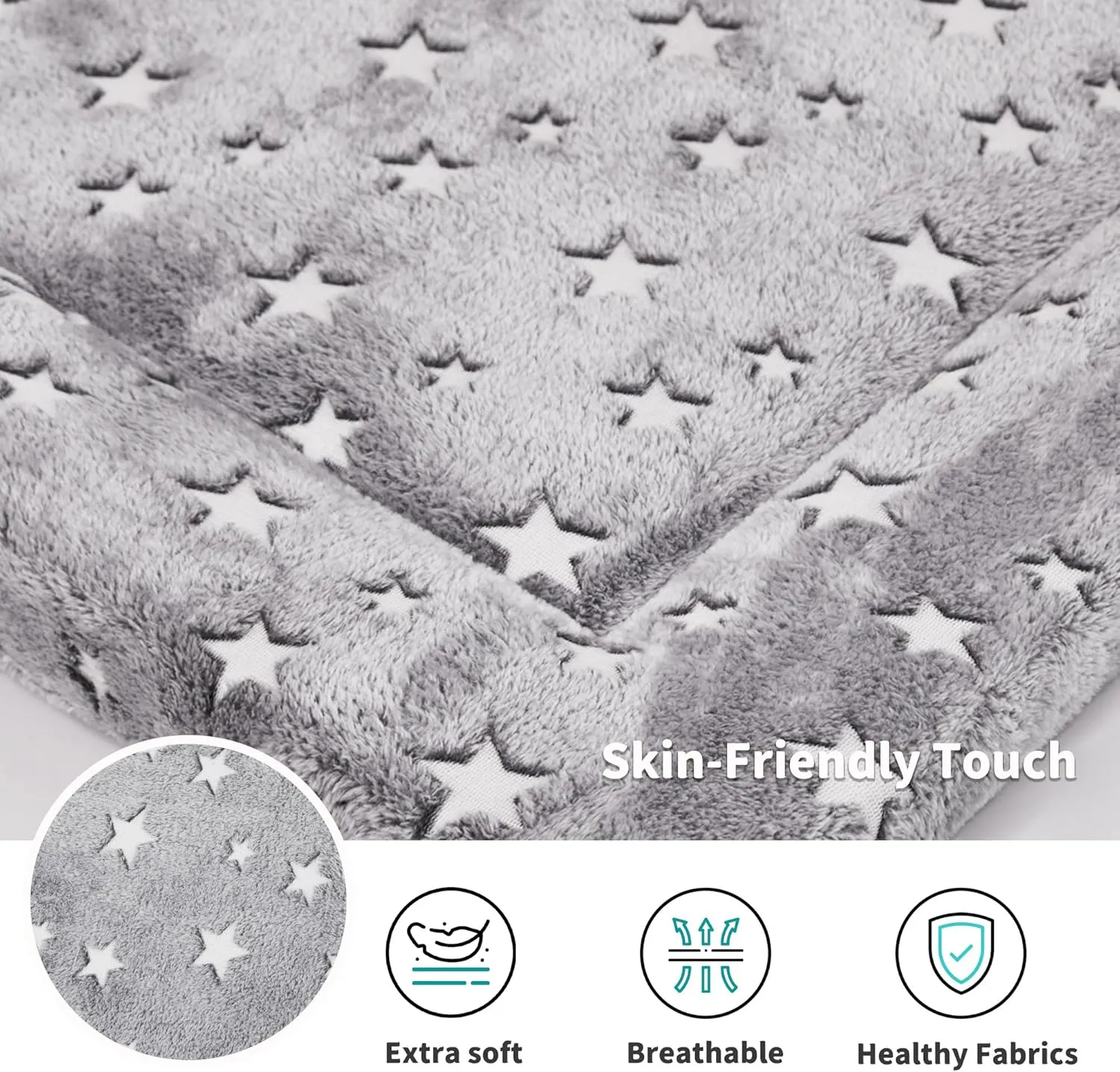WESTERN HOME Dog Crate Pad, Machine Washable Dog Crate Bed for Small Dogs, Warm and Breathable Flat Dog Bed with Non-Slip Bottom, 30 Inch Dog Crate Mat for Cozy Sleeping